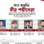 শুভ জন্মদিন বীর শহীদেরা