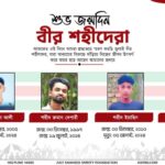 শুভ জন্মদিন বীর শহীদেরা