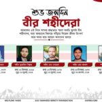 শুভ জন্মদিন বীর শহীদেরা